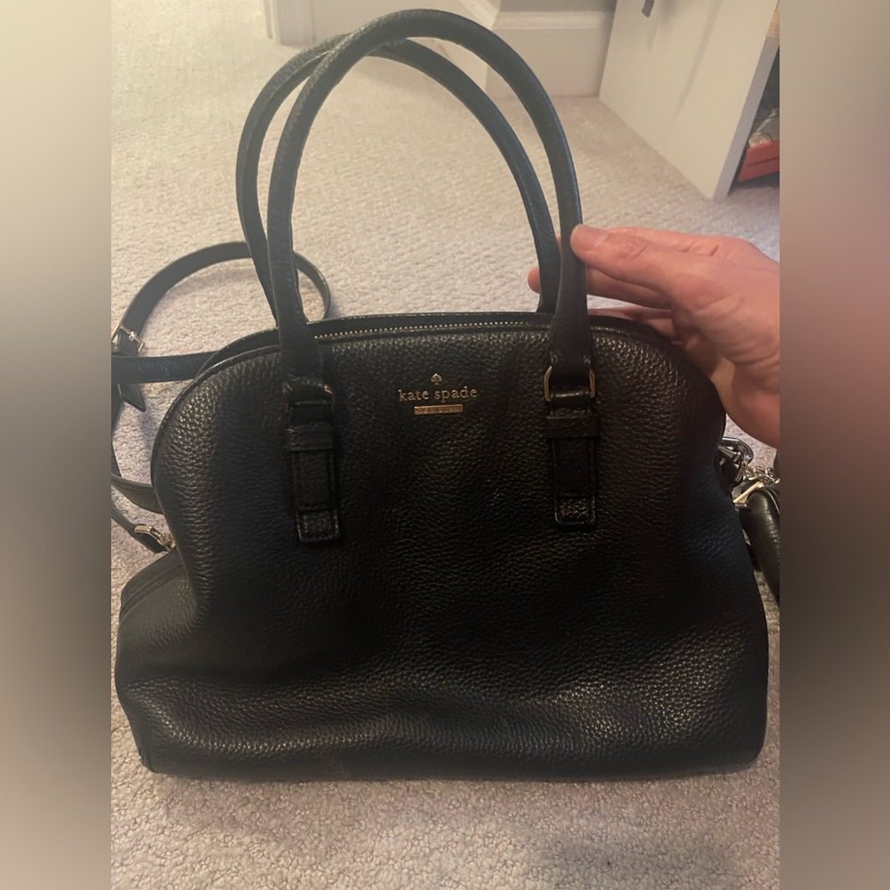 Kate Spade leather purse with long and short straps
